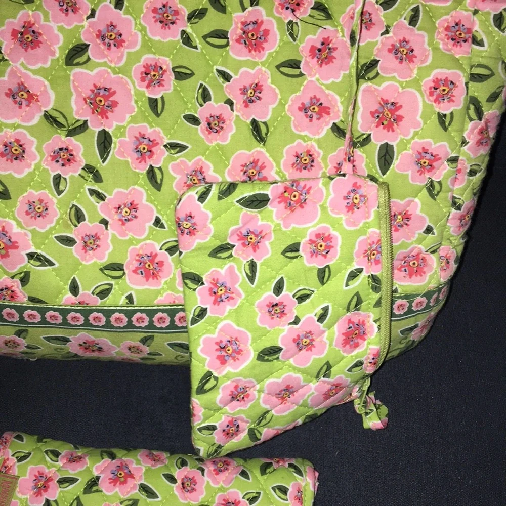 French Country Rose Bloom Diaper Bag and Wallet